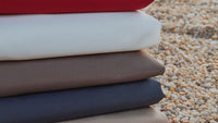 Parasol canopies available in various colors