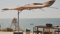 Wind-resistant parasol