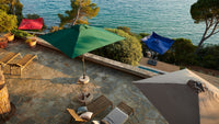 What weight do you need to stabilise a professional parasol?