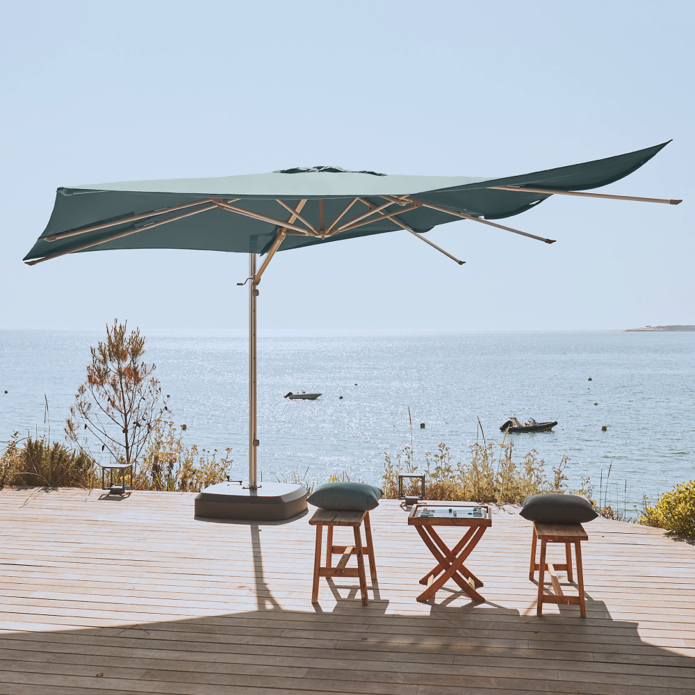 Acrylic canopy parasol