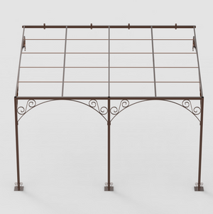 Wall mounted pergola