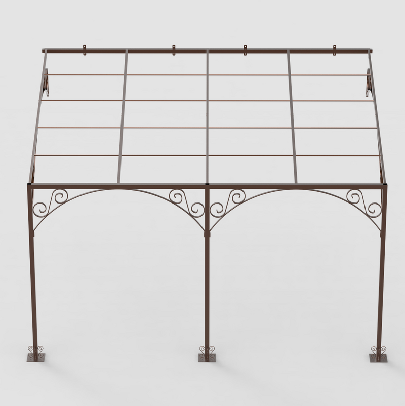 Wall mounted pergola
