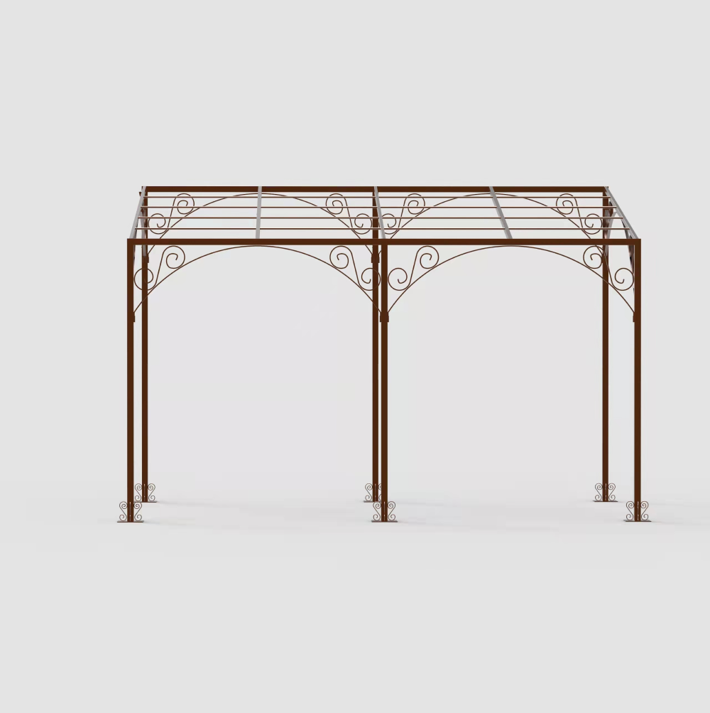Traditional garden pergola