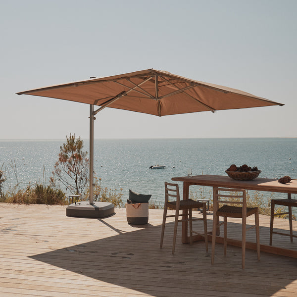 Parasol base on wheels Kona for cantilever parasol