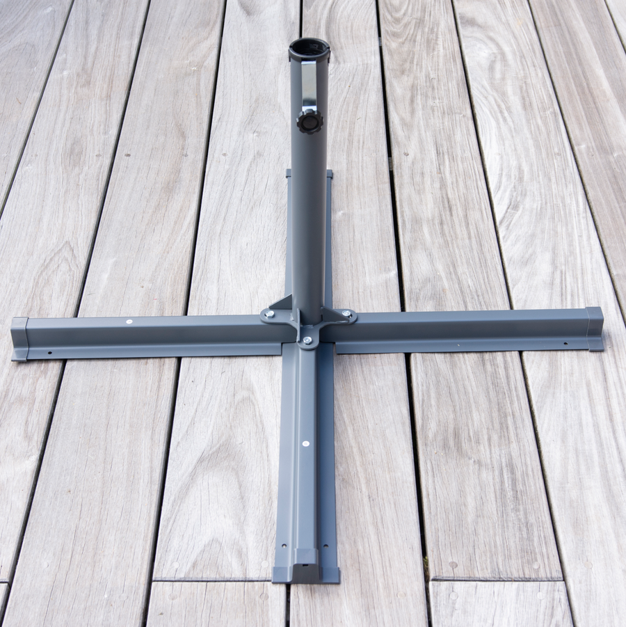 Cross base Fogony for centre pole parasol