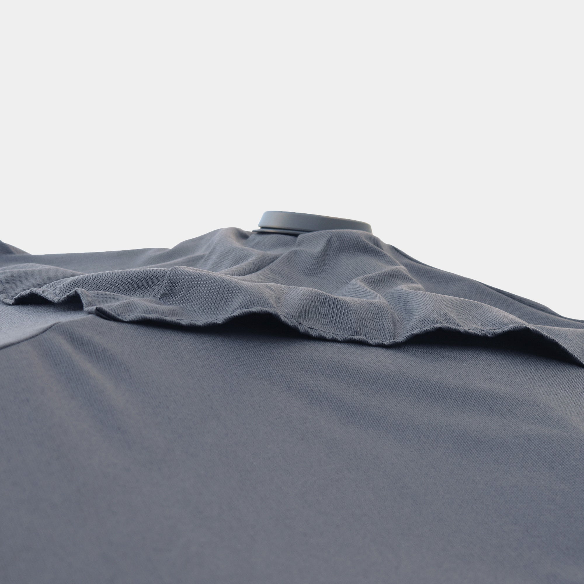 Windproof cantilever parasol Mistral 3x3m - Charcoal grey frame finish