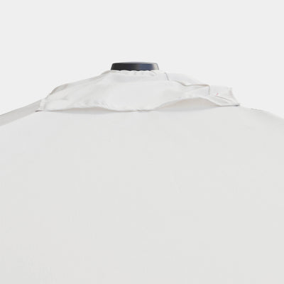 Windproof centre pole parasol Aura 3x3m - Charcoal grey frame inish