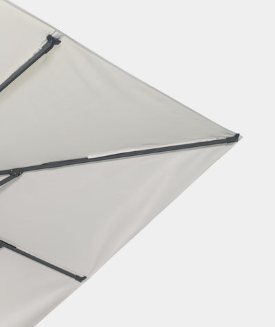 Windproof cantilever parasol Mistral 3x3m - Charcoal grey frame finish