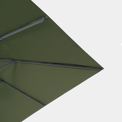 Windproof cantilever parasol Mistral 3x3m - Charcoal grey frame finish