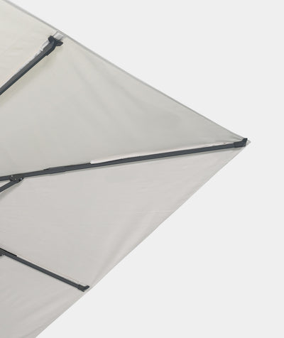 Windproof cantilever parasol Mistral 3x4m - Charcoal grey frame finish