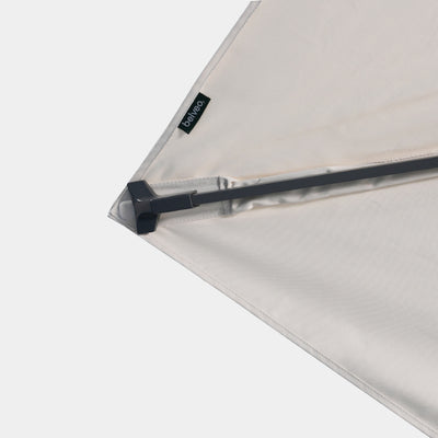 Windproof cantilever parasol Mistral 3x4m - Charcoal grey frame finish