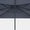Windproof centre pole parasol Aura 3x3m - Charcoal grey frame inish