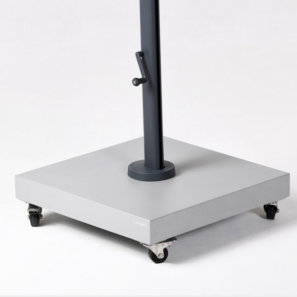 Grécale wheeled base for cantilever parasol