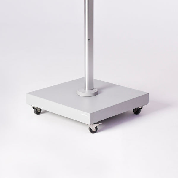 Grécale wheeled base for cantilever parasol