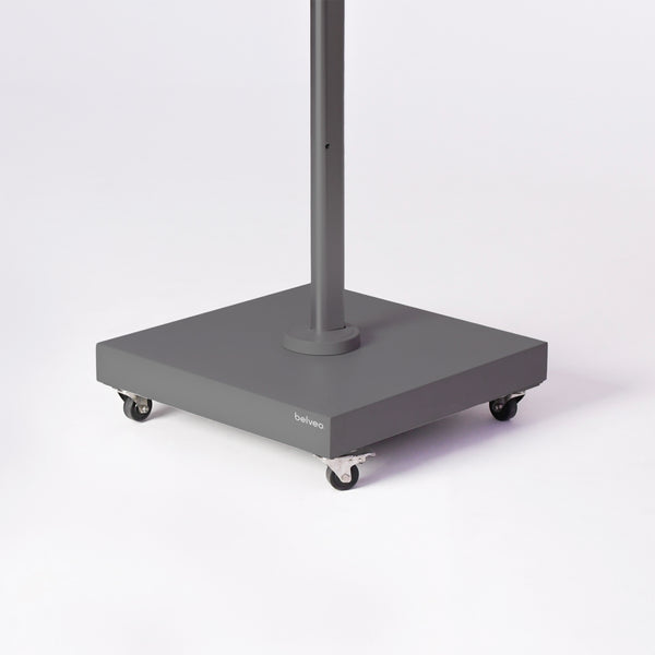 Grécale wheeled base for centre-pole parasol